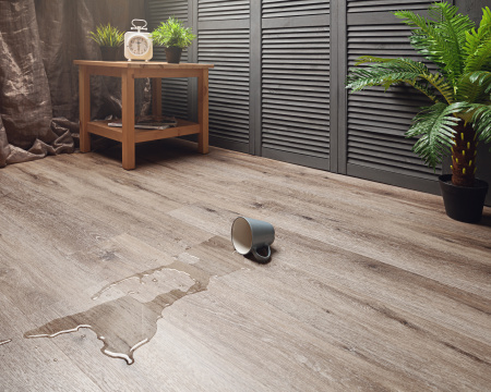 Клеевая LVT плитка Aquafloor Настоящее дерево клеевой (RealWood Glue) AF6041 GLUE
